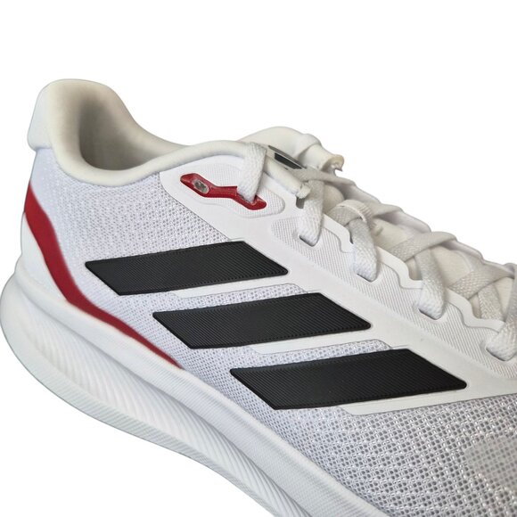 NEW ADIDAS Men\'s Running Shoes Runfalcon 5 Sneakers IE8818 Size 11 White Black main image 9